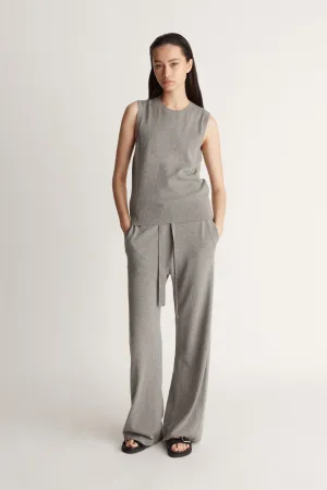Cotton Cashmere Crew Neck Tank