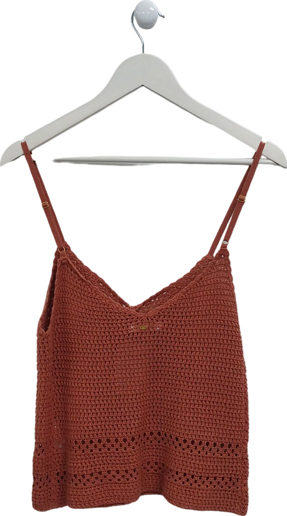 cotton on Orange Crochet Cami UK S