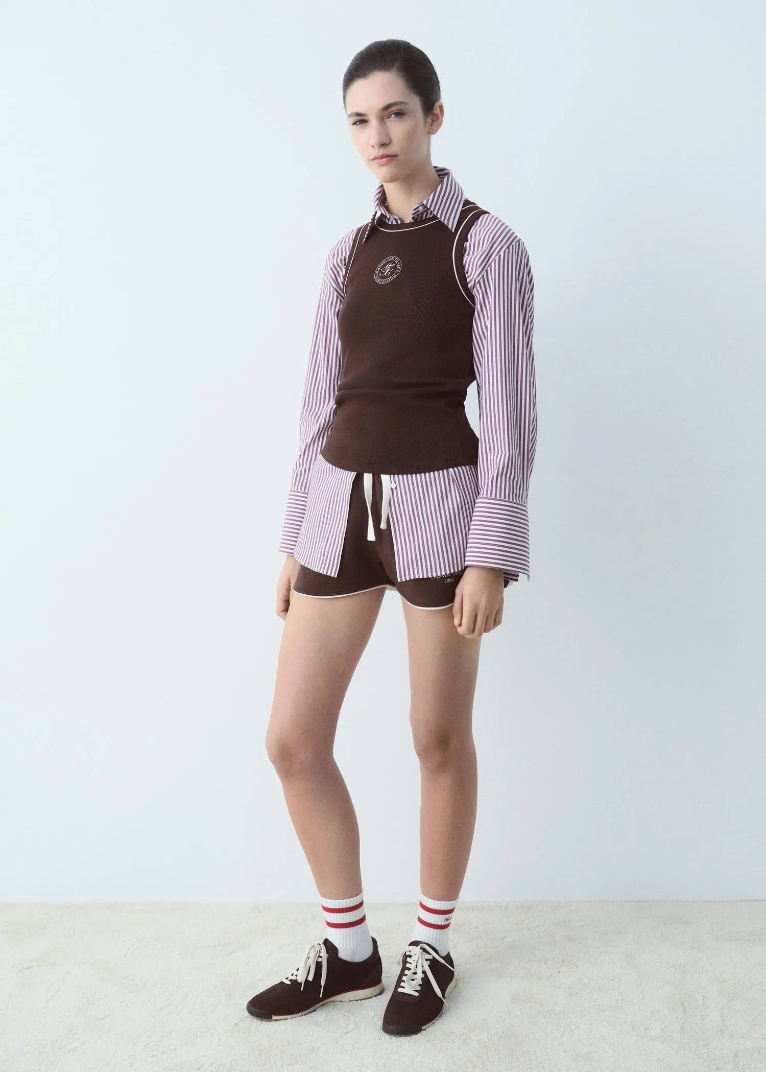 Cotton top printed message
