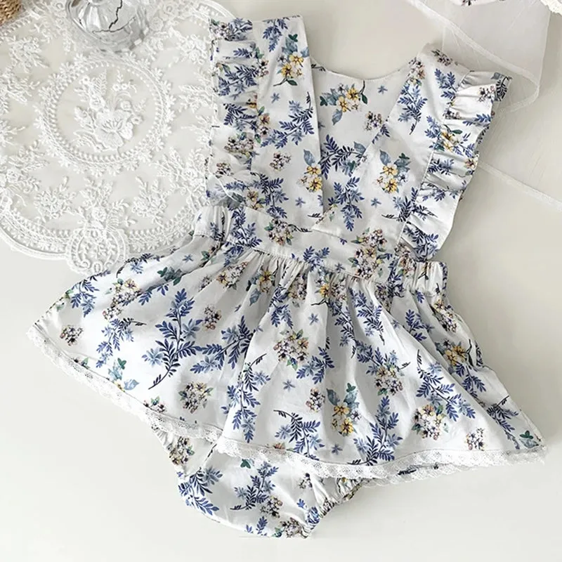 Cowboy Sleeveless Baby Romper