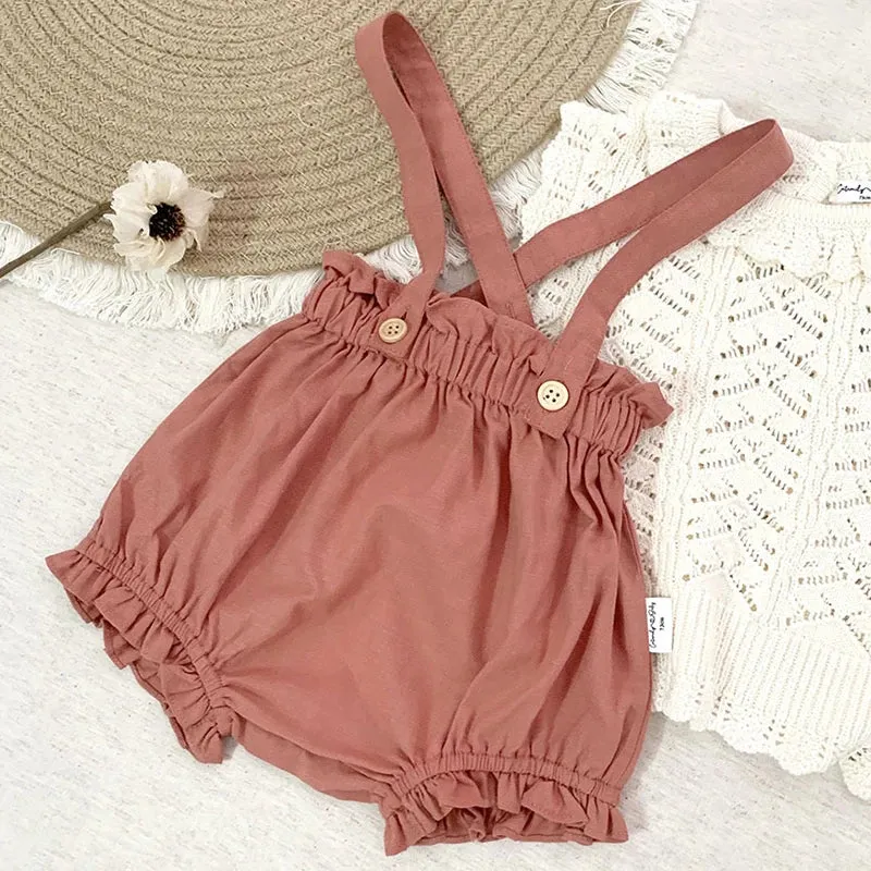 Cowboy Sleeveless Baby Romper