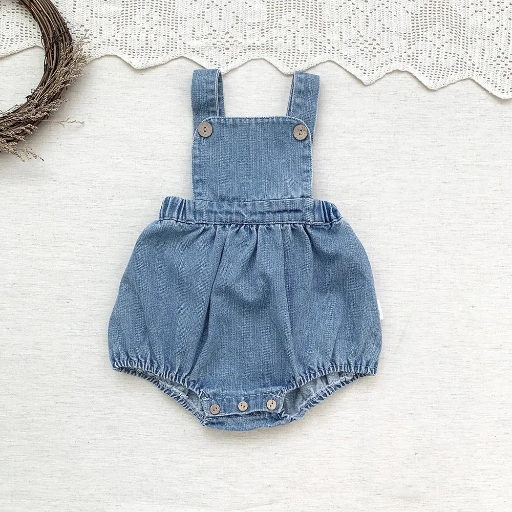 Cowboy Sleeveless Baby Romper