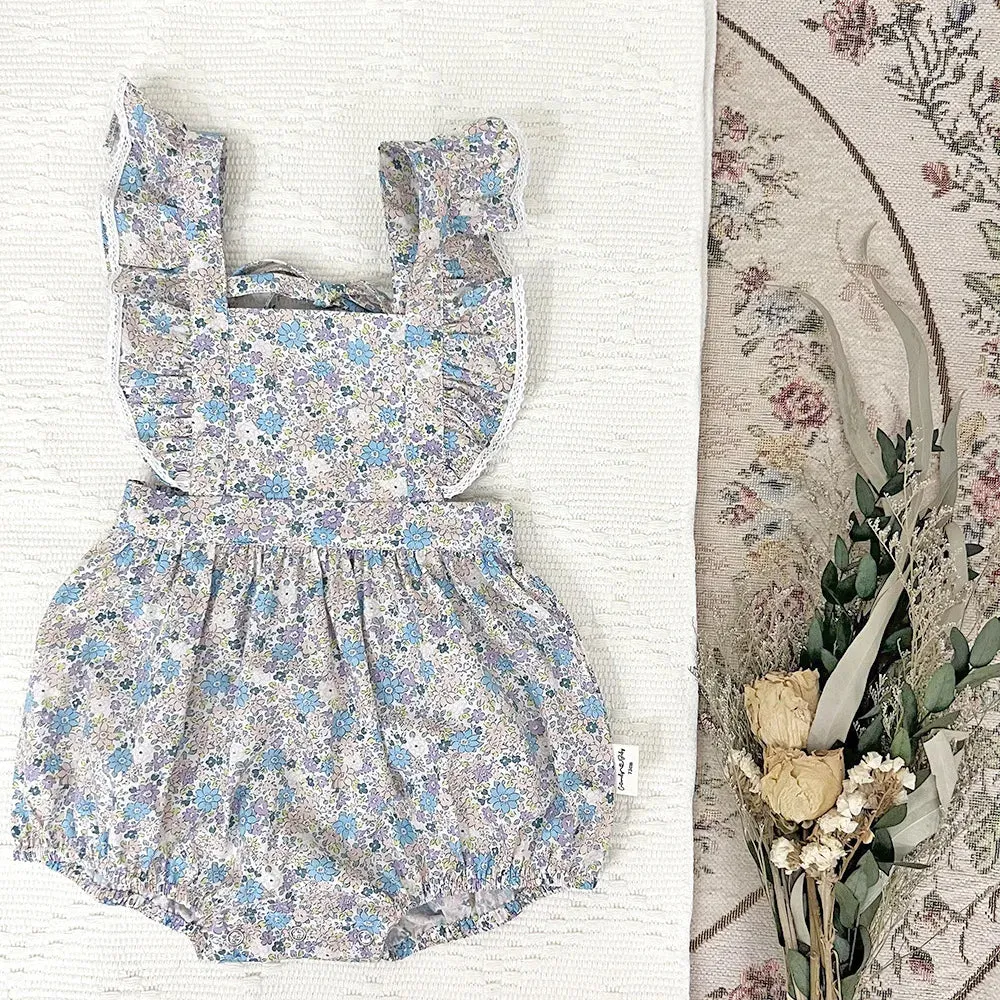 Cowboy Sleeveless Baby Romper