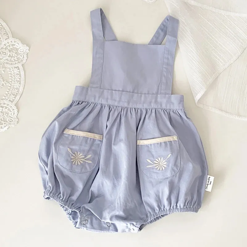 Cowboy Sleeveless Baby Romper