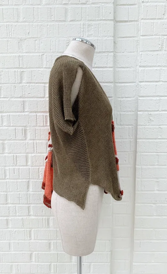 Crea Concept Asymmetrical Knit Top