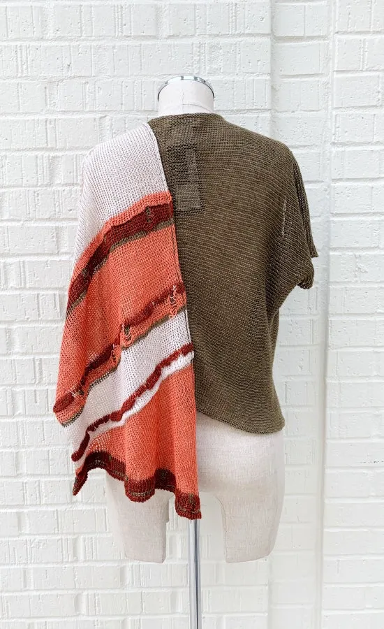 Crea Concept Asymmetrical Knit Top