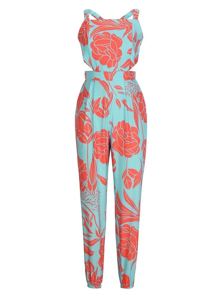Criss Cross Back Jumpsuit