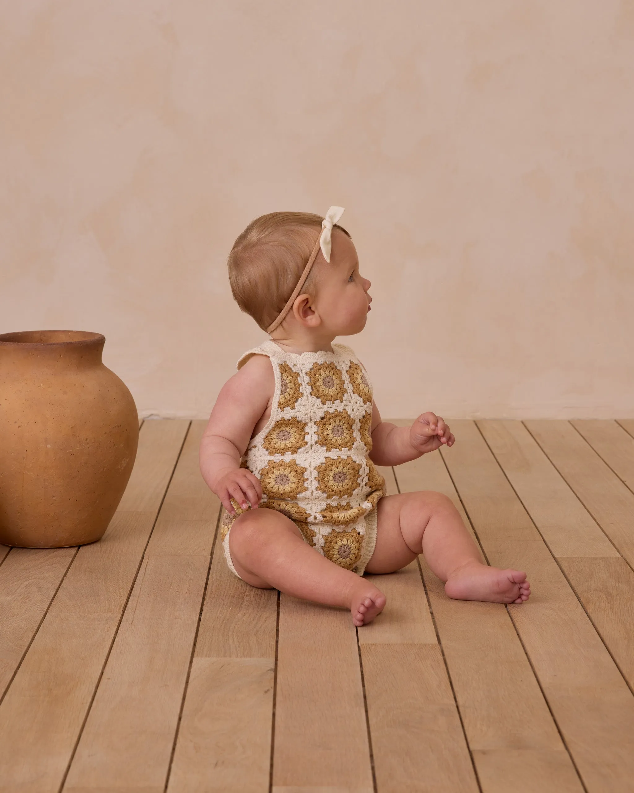 Crochet Romper || Marigold Daisy
