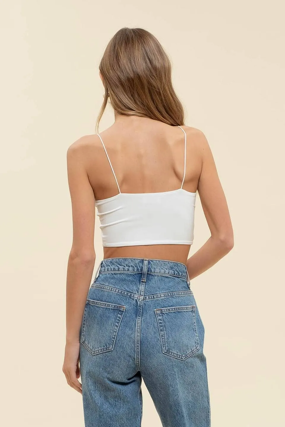 CROPPED CAMI TOP SEAMLESS