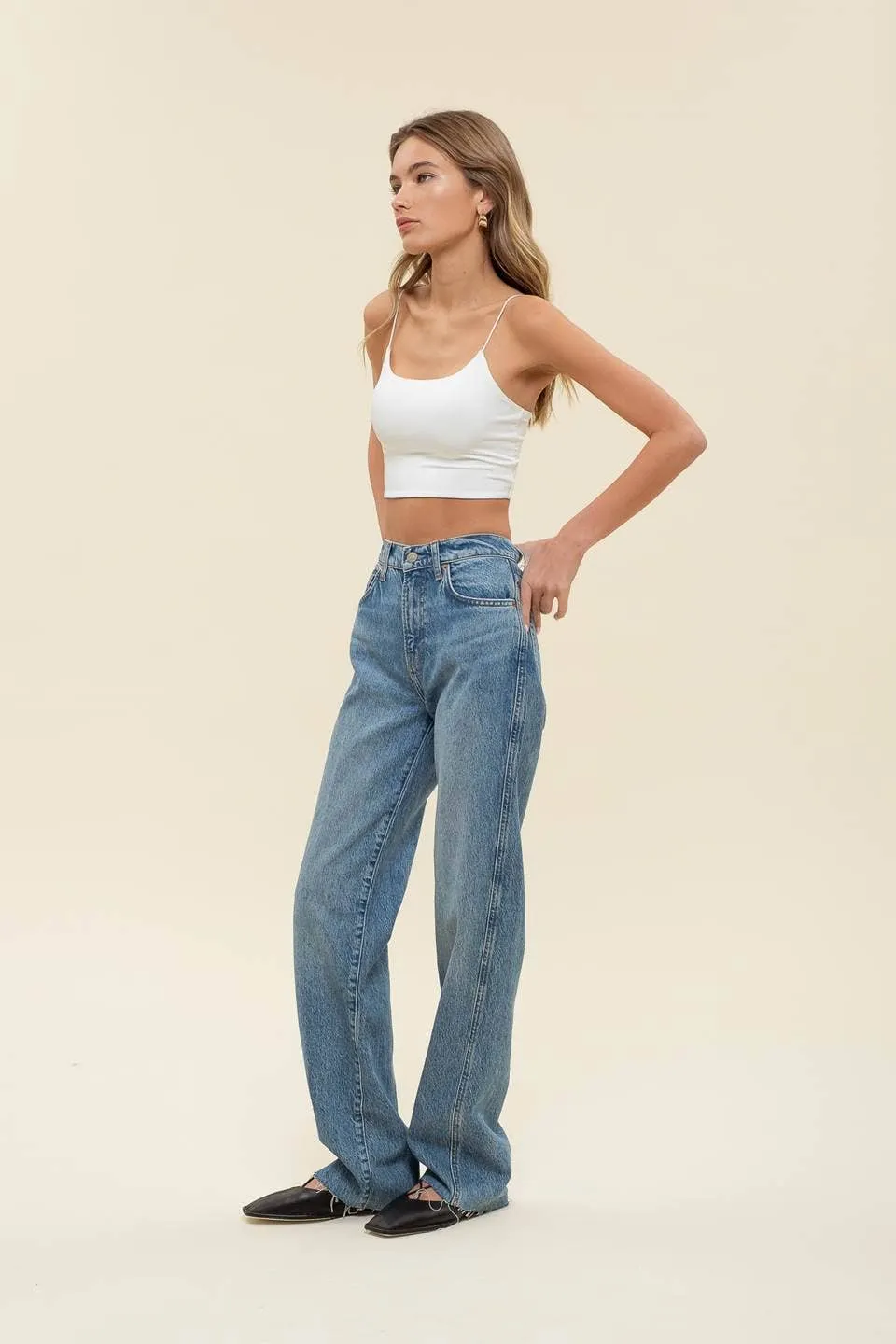 CROPPED CAMI TOP SEAMLESS