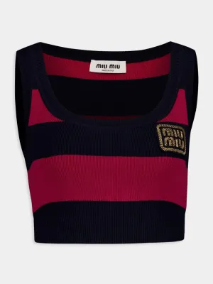 Cropped Knit Top