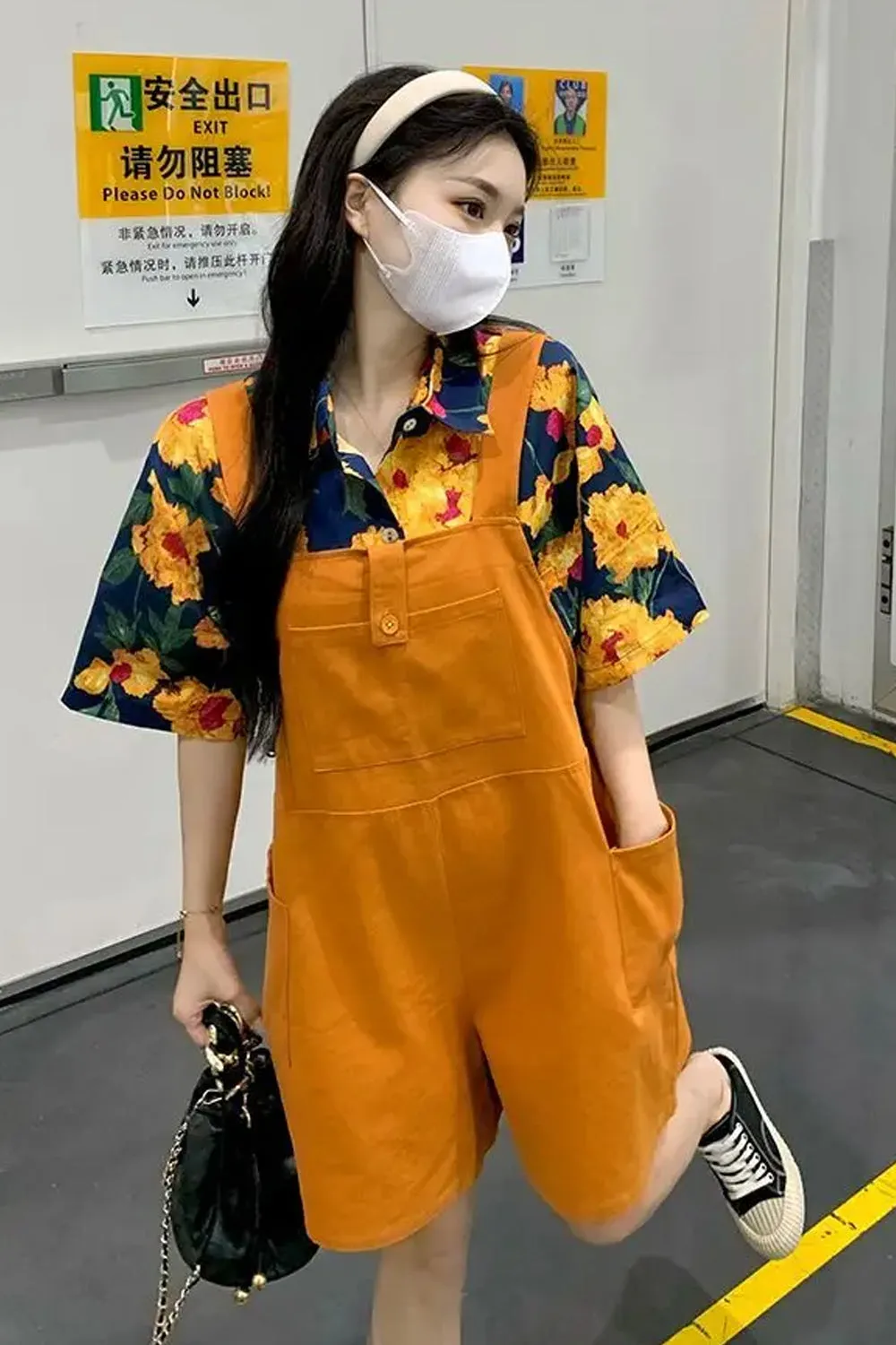 Cute Yellow Colors Wide Leg Romper Playsuits