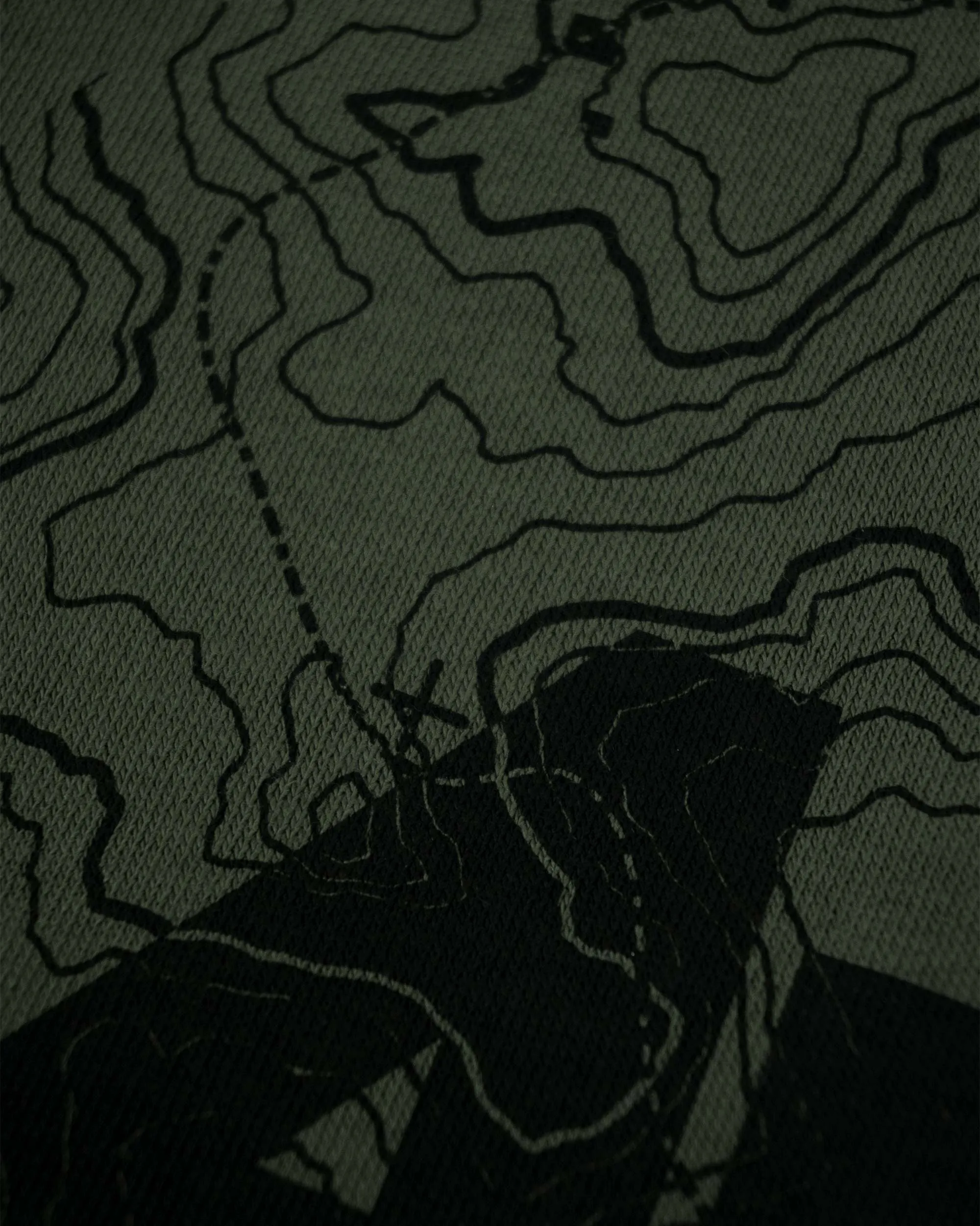 D011 Contour Sweatshirt - Olive Green