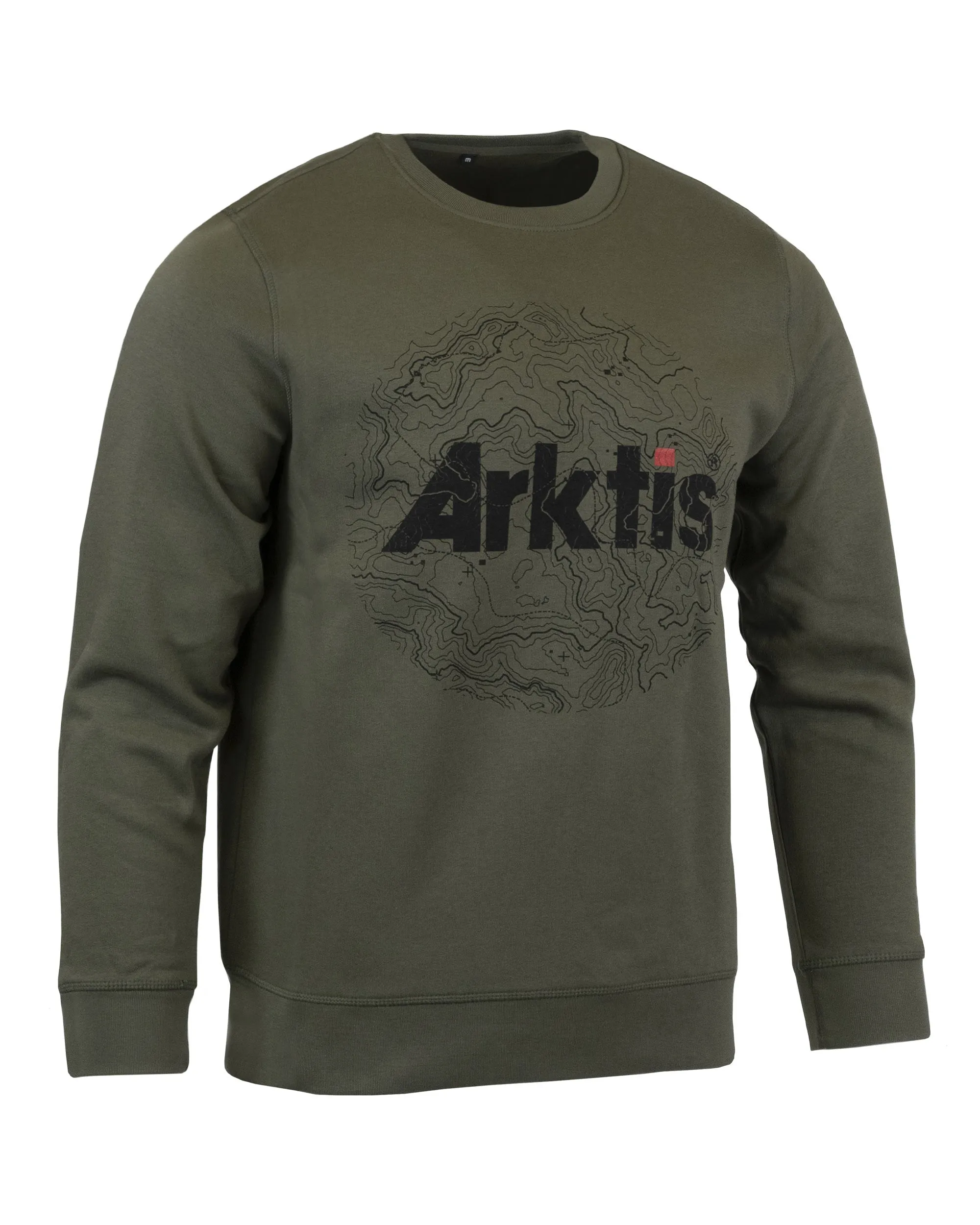 D011 Contour Sweatshirt - Olive Green