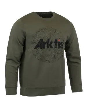 D011 Contour Sweatshirt - Olive Green