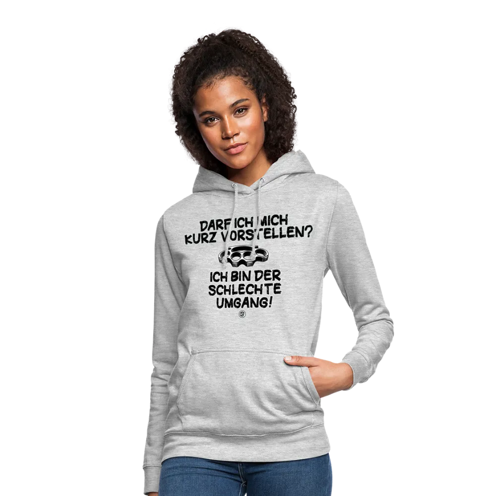 Darf ich mich kurz vorstellen... - Frauen Hoodie