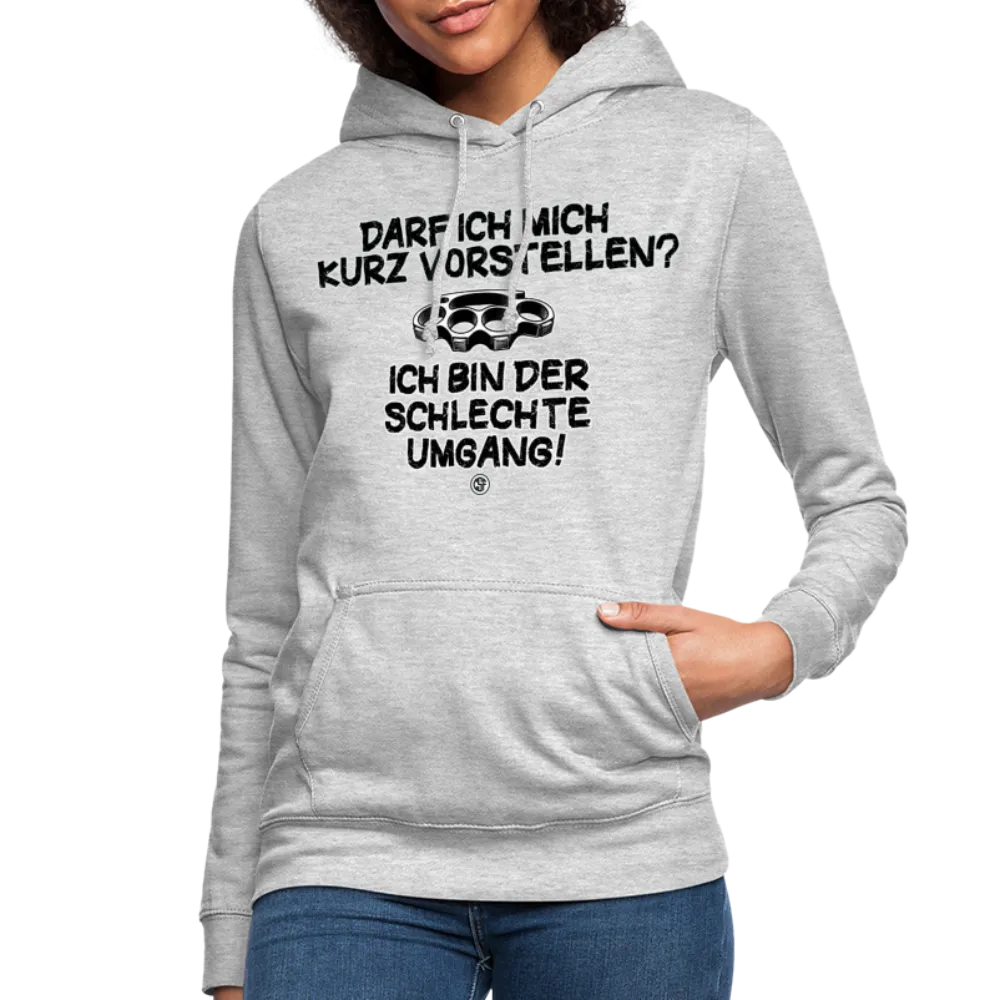 Darf ich mich kurz vorstellen... - Frauen Hoodie