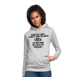 Darf ich mich kurz vorstellen... - Frauen Hoodie