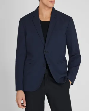 Deconstructed Seersucker Blazer