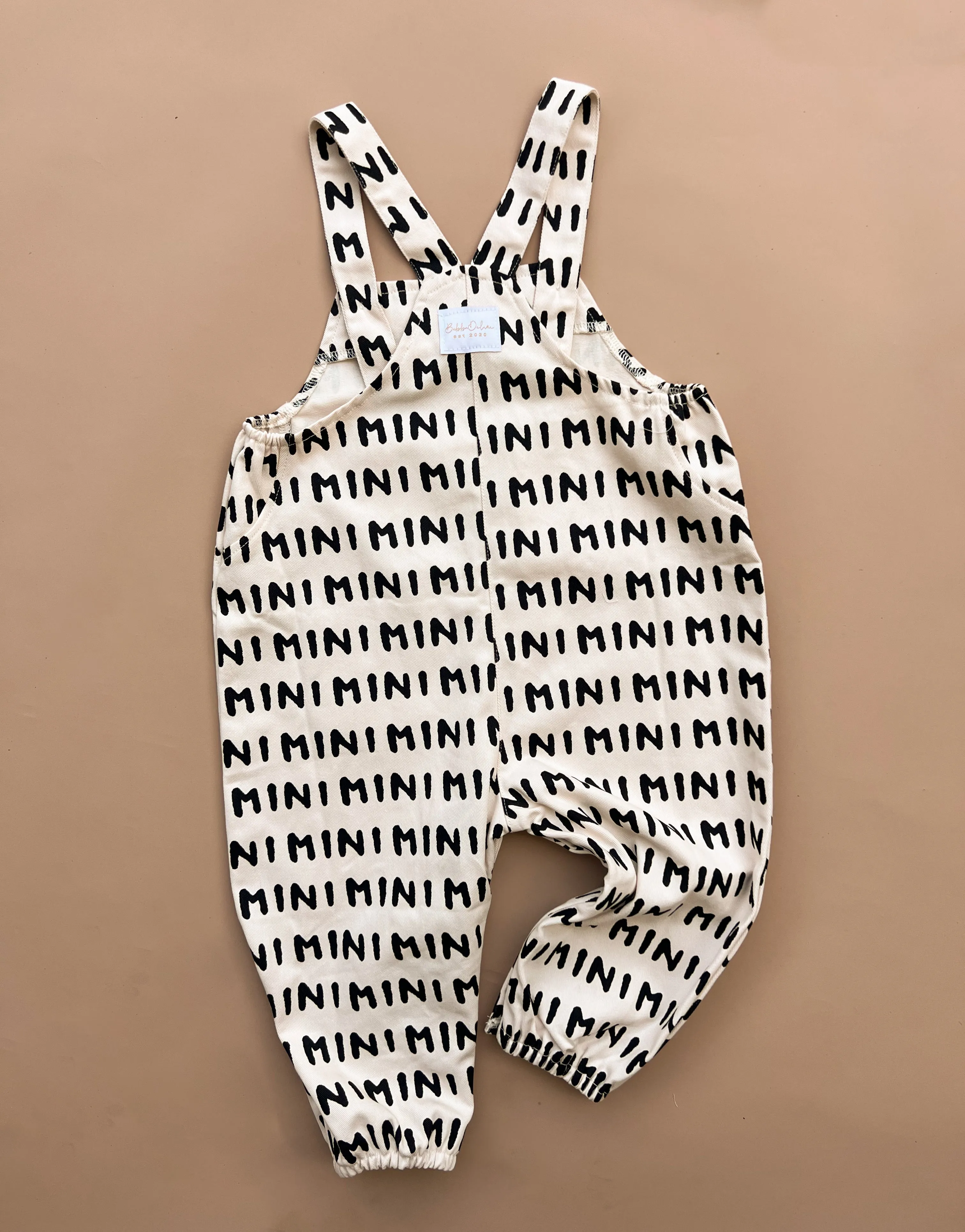 Denim Overalls - MINI print