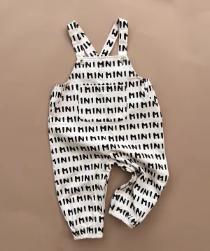 Denim Overalls - MINI print