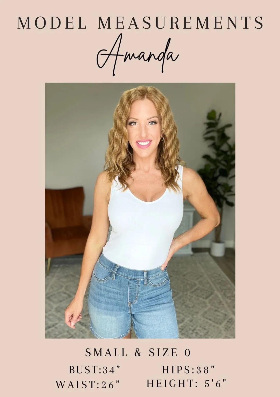 Denim Skort - Dark Denim