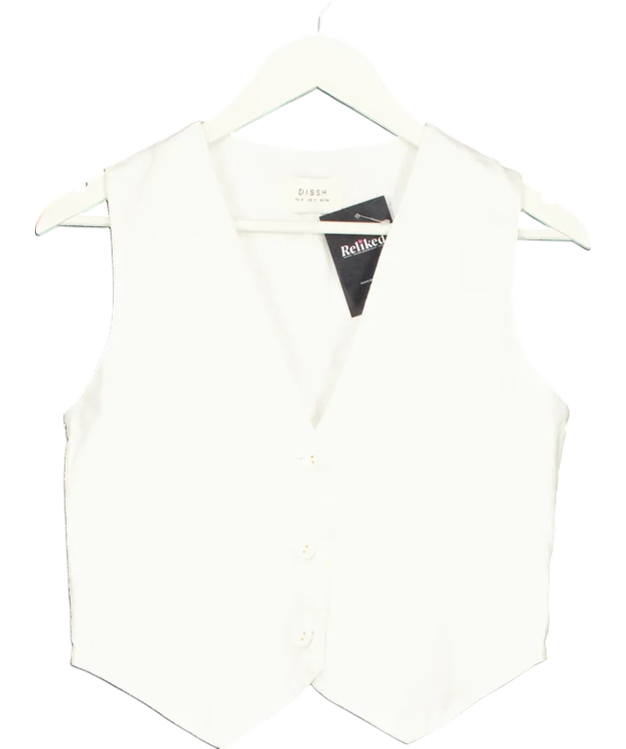 DISSH White Banks Linen Vest UK 6