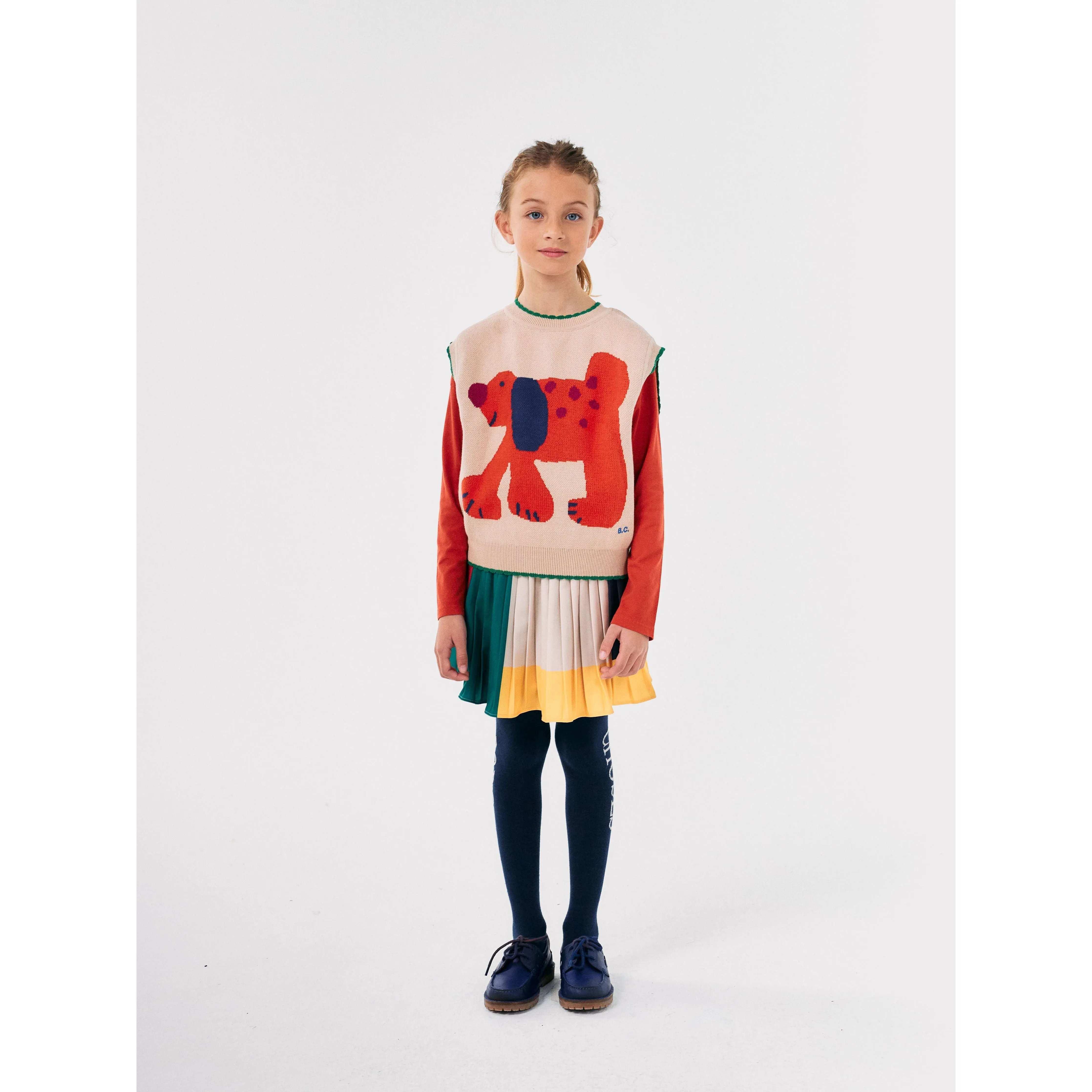 Fairy Dog Jacquard Knitted Vest