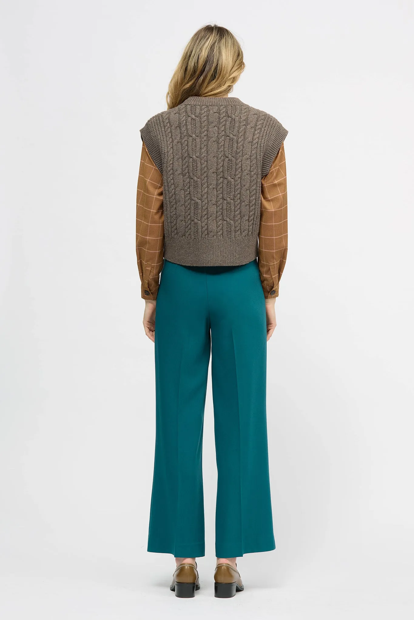 Fairywren Vest Brown Melange