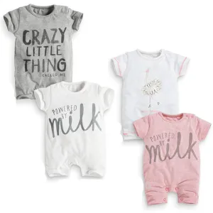 Fashion baby Romper unisex cotton Short sleeve born baby clothes s jumpsuit Infant clothing set roupas de