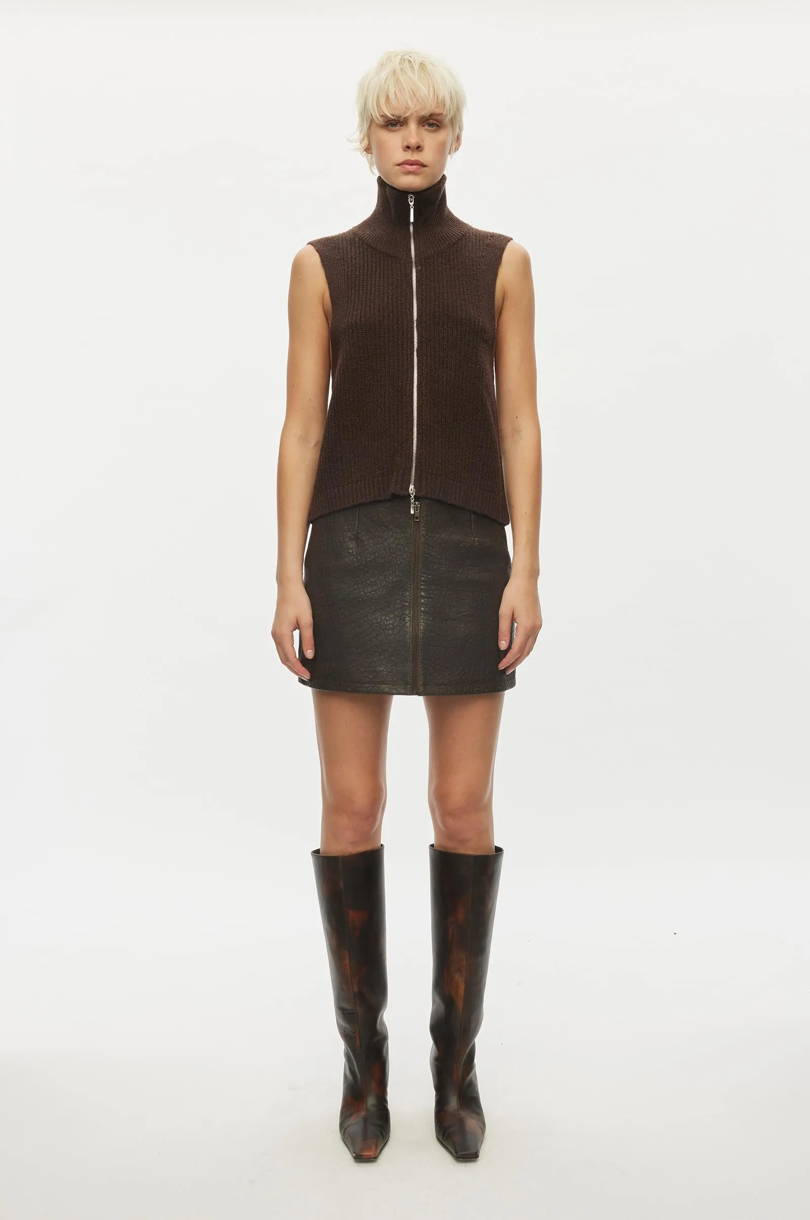 Fave Knit Zip Vest
