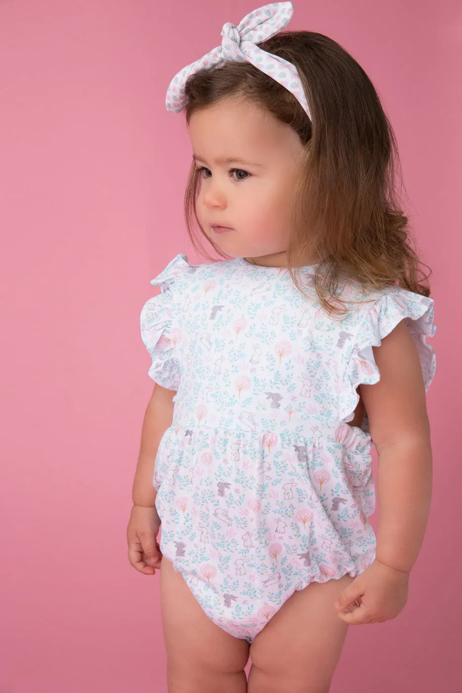 Floral Bunny Sunsuit