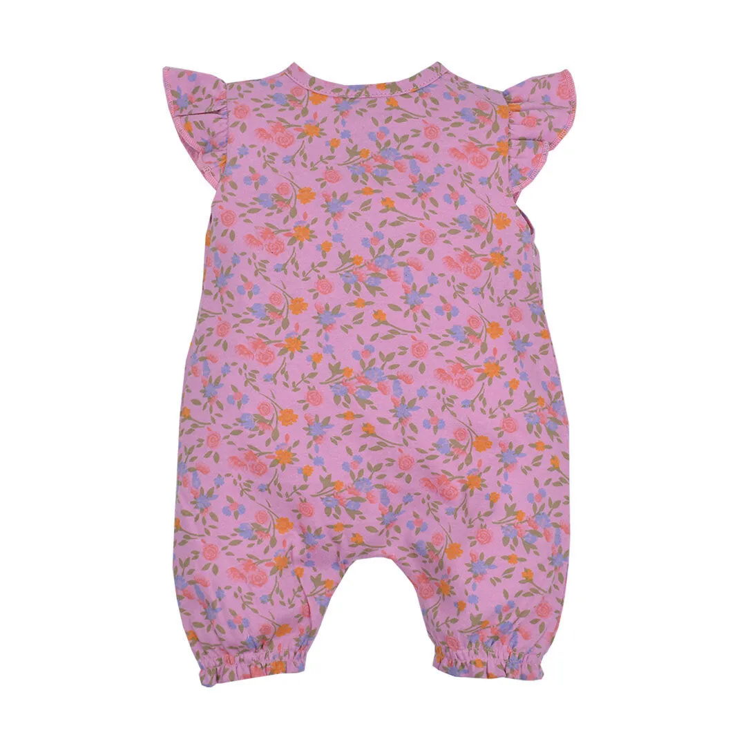 Floral Ruffle Romper
