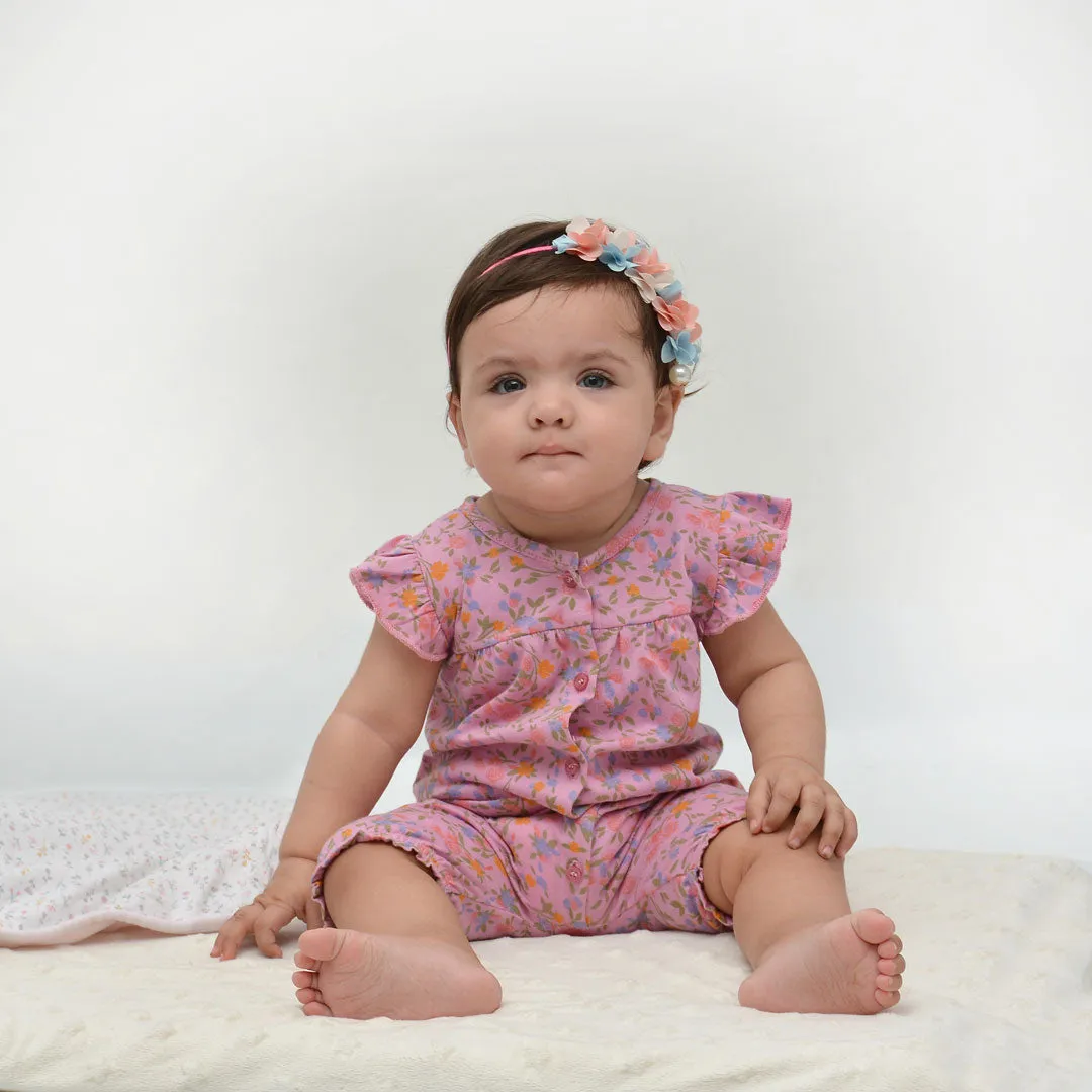 Floral Ruffle Romper