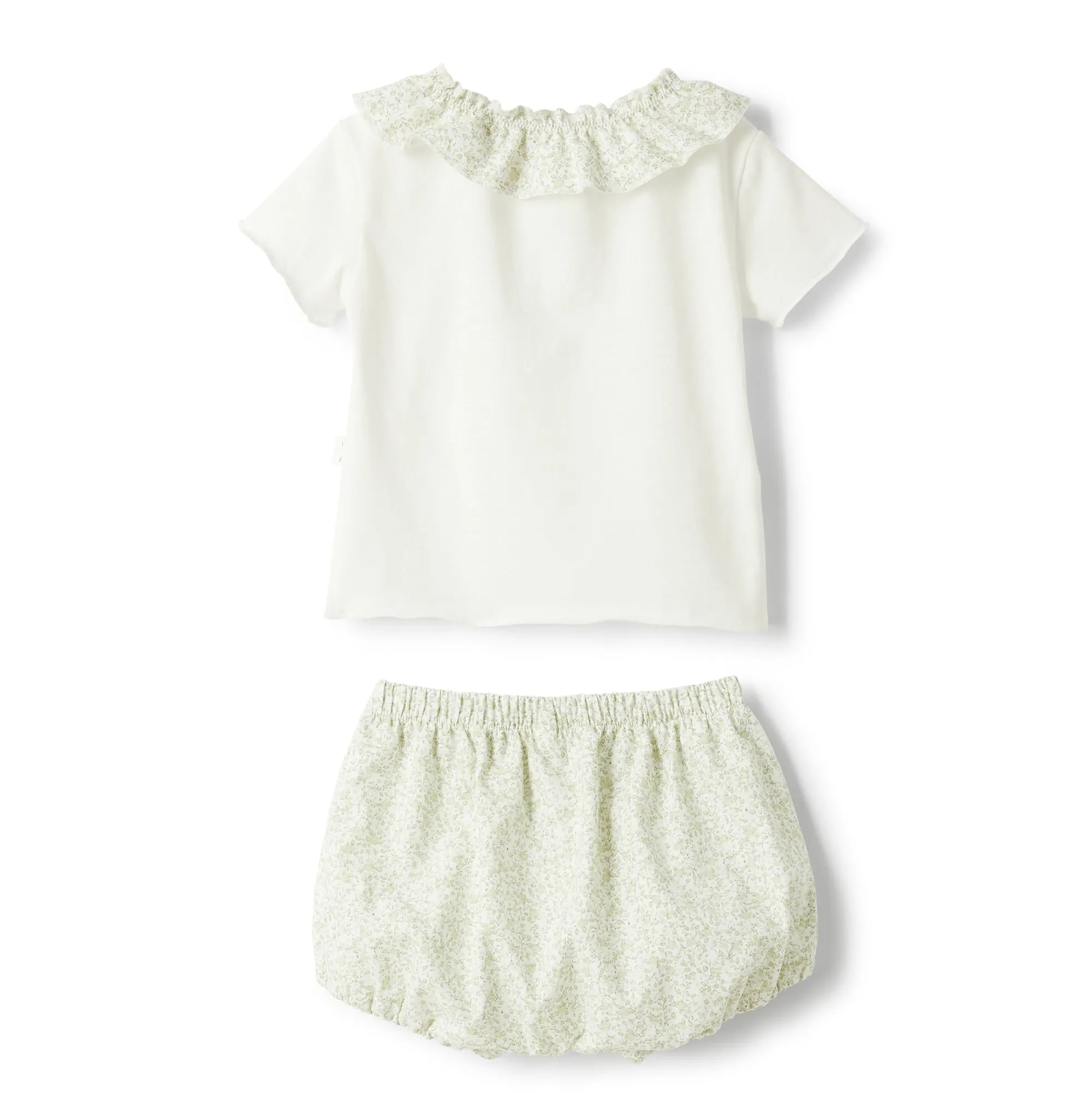 Floral Ruffle Two Piece Set