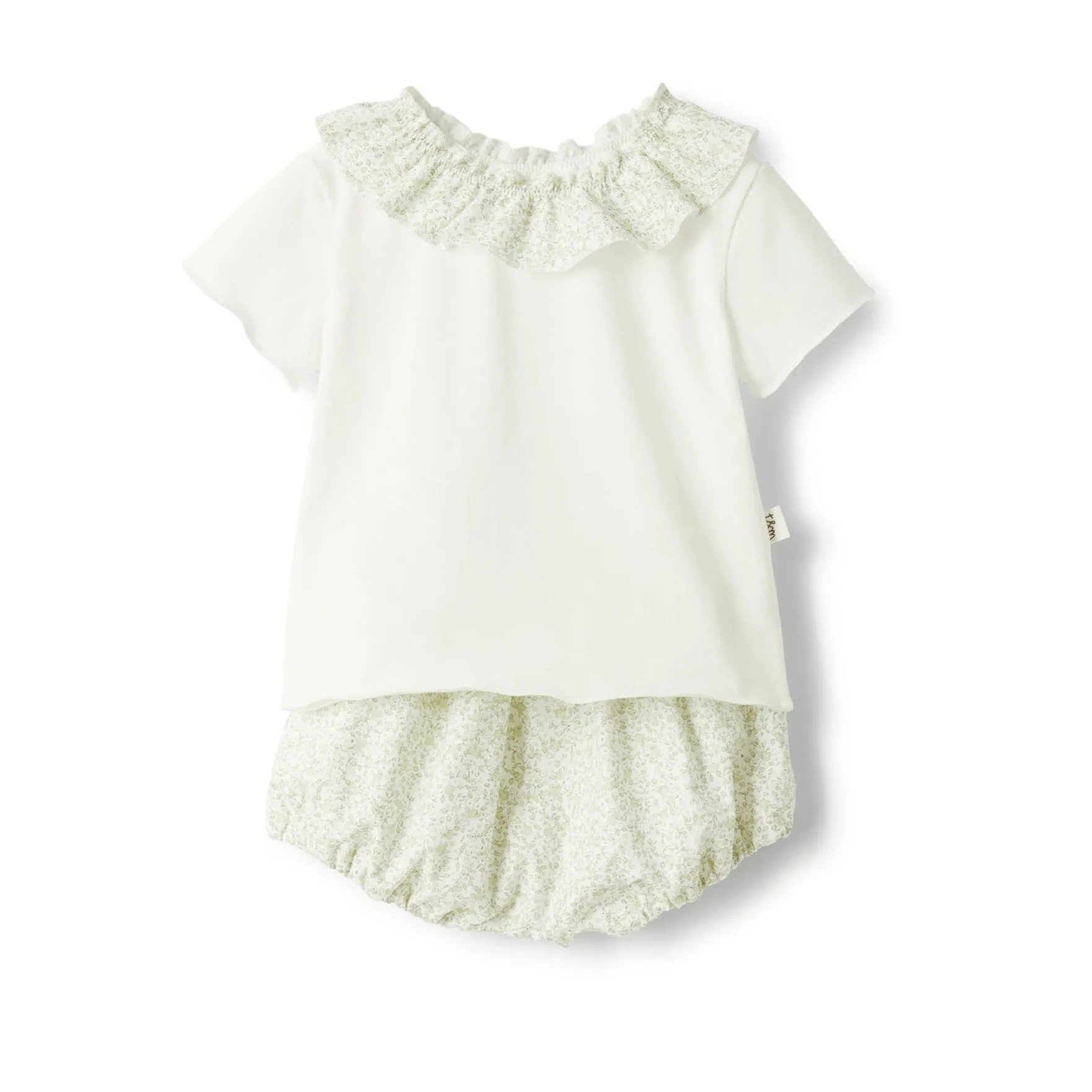 Floral Ruffle Two Piece Set