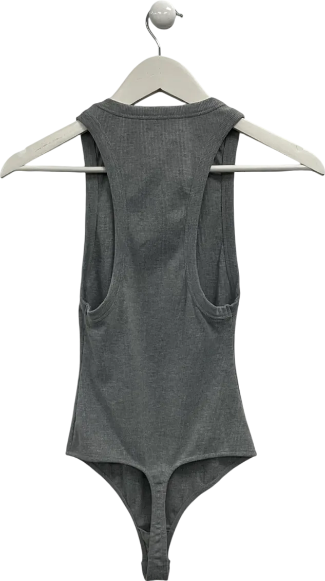 Free People Grey Sleeveless Bodysuit UK XS