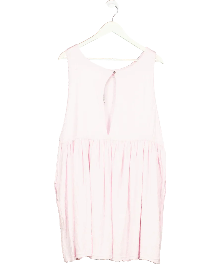 Free People Pink I'm Still Obsessed Sleeveless Mini Dress UK M