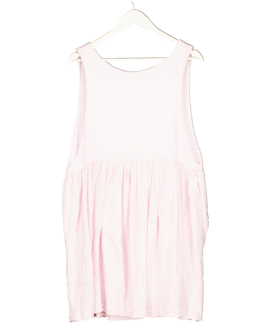 Free People Pink I'm Still Obsessed Sleeveless Mini Dress UK M