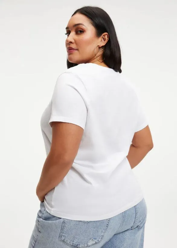 GA White Tee