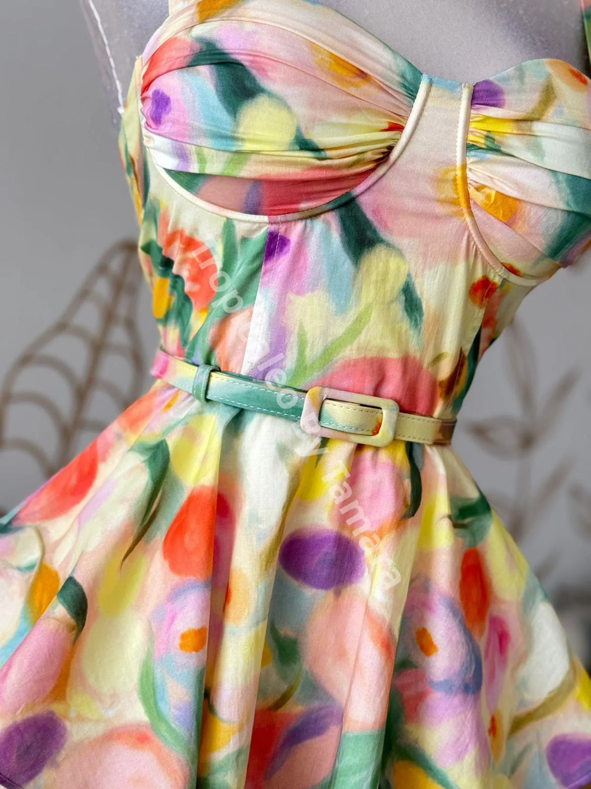 Garden Watercolor Romper