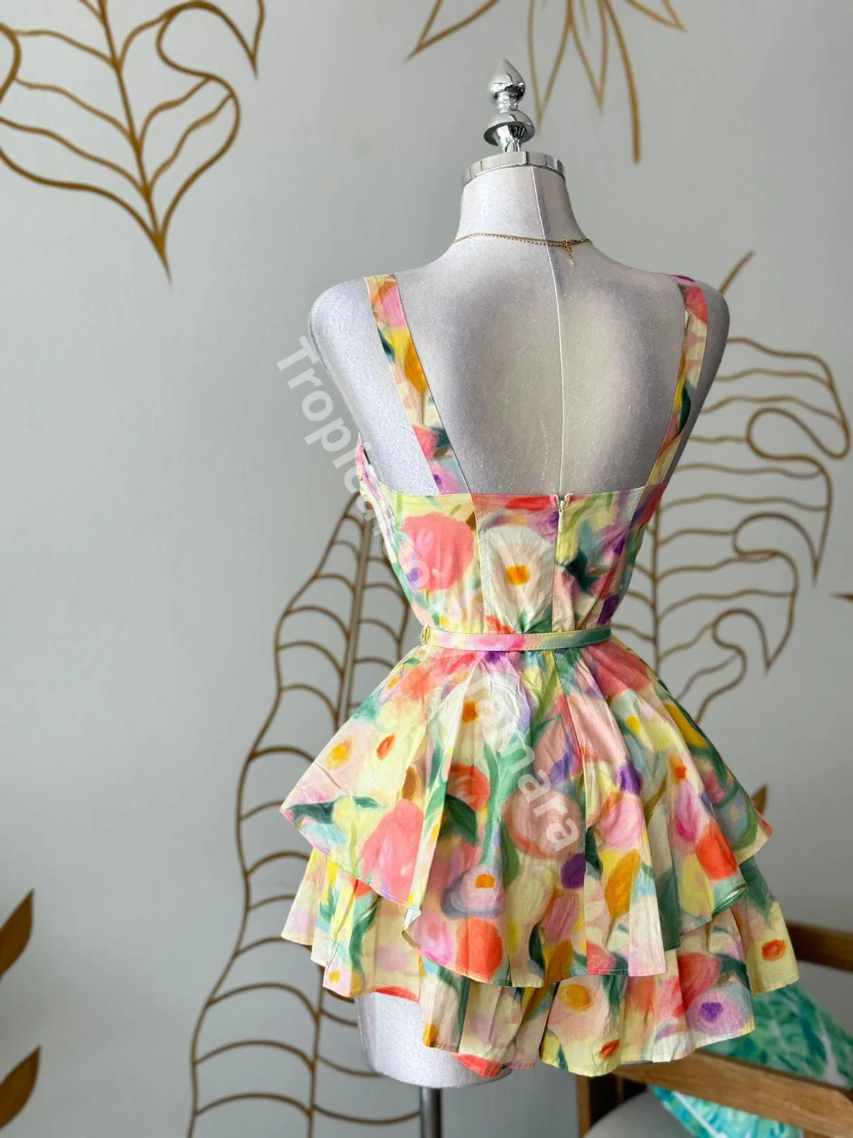 Garden Watercolor Romper