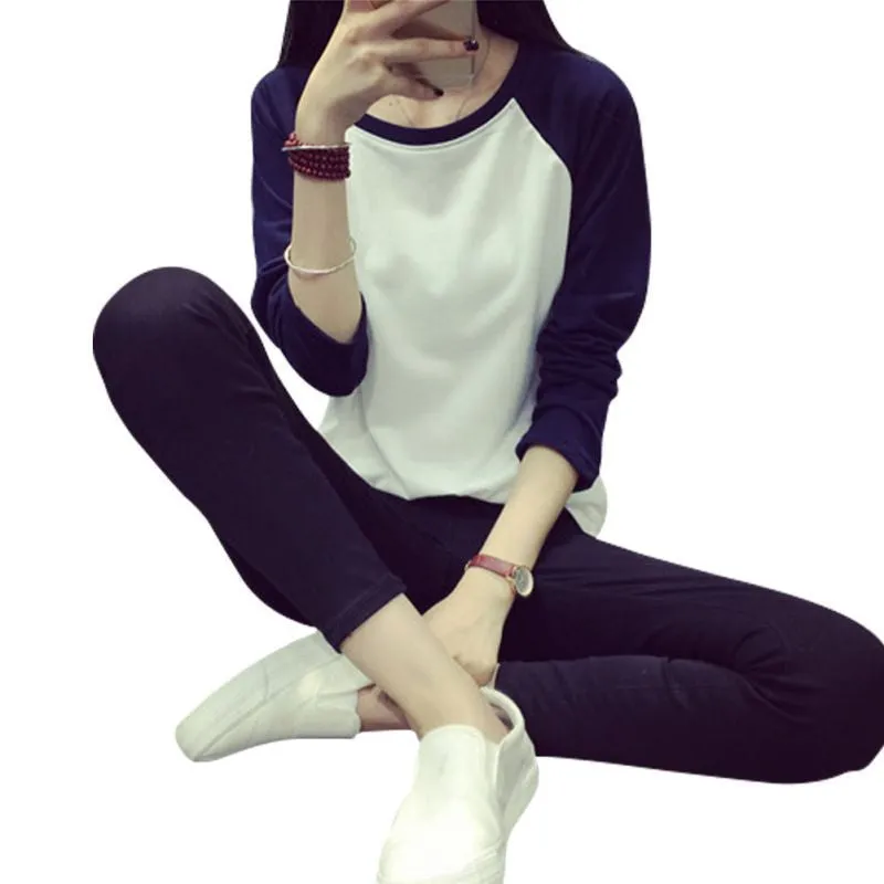 Girl Long Sleeve Women Tops Outfits Sweatshirt Hamburgers Print Warm Coat