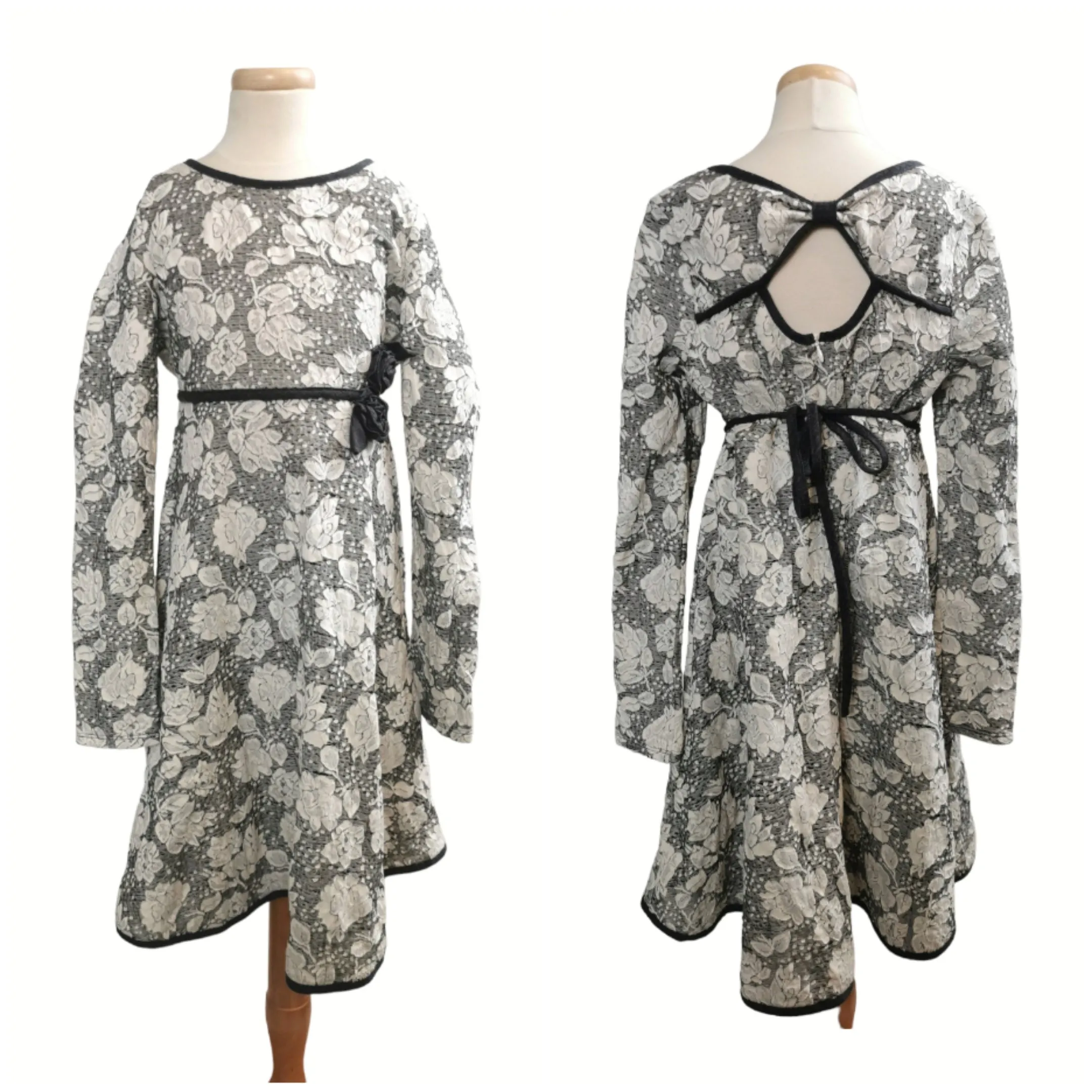 GIRL SIZE 14 YEARS - IRIS & IVY, Warm Floral Dress EUC B37