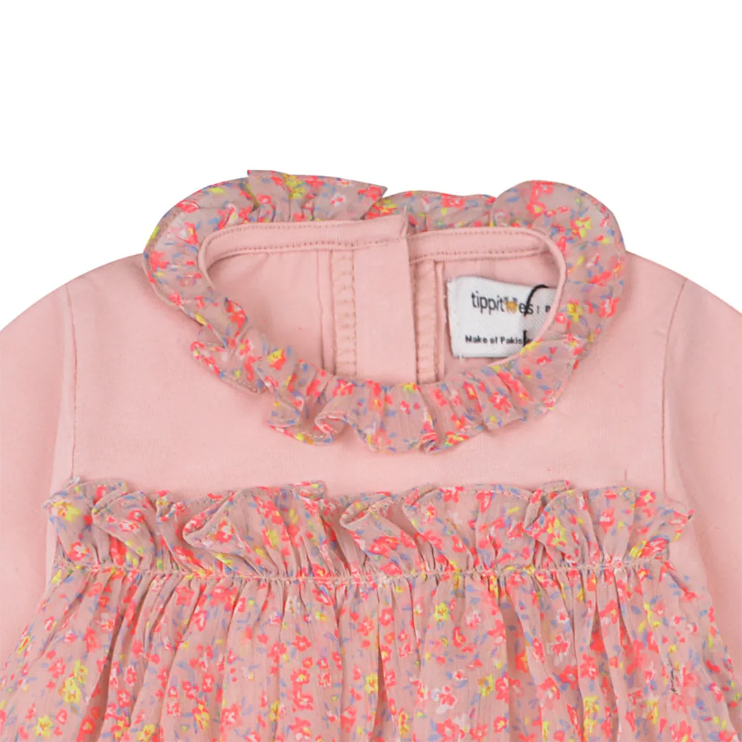 Girls Daisy Floral Romper