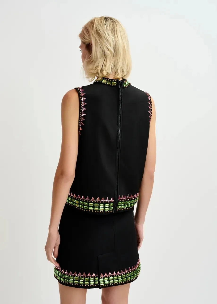 GYMNAST EMBELLISHED TOP