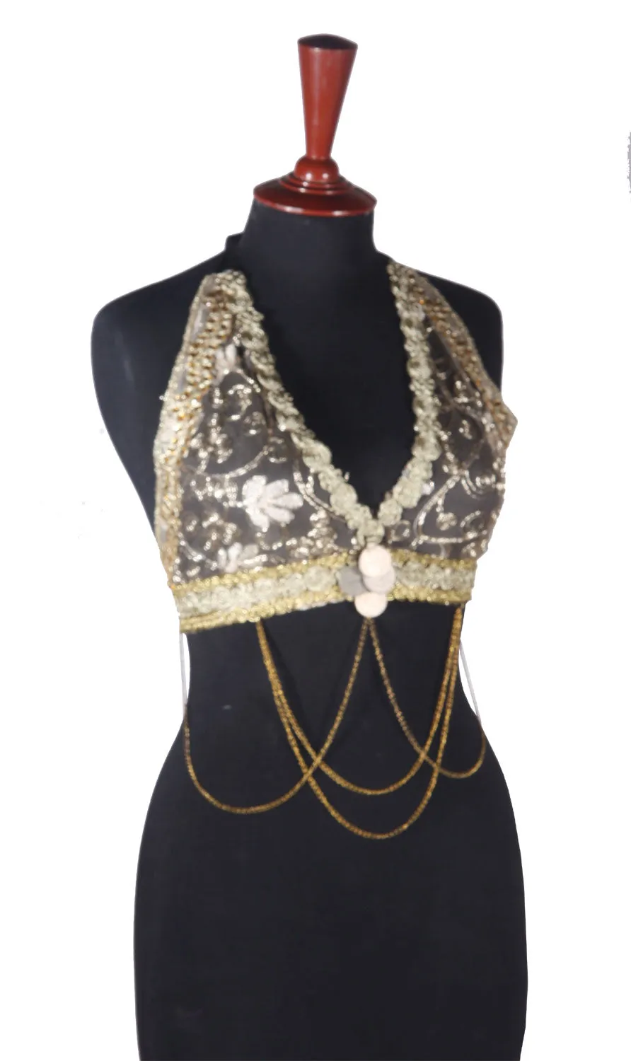 Halter Top  Gold WS