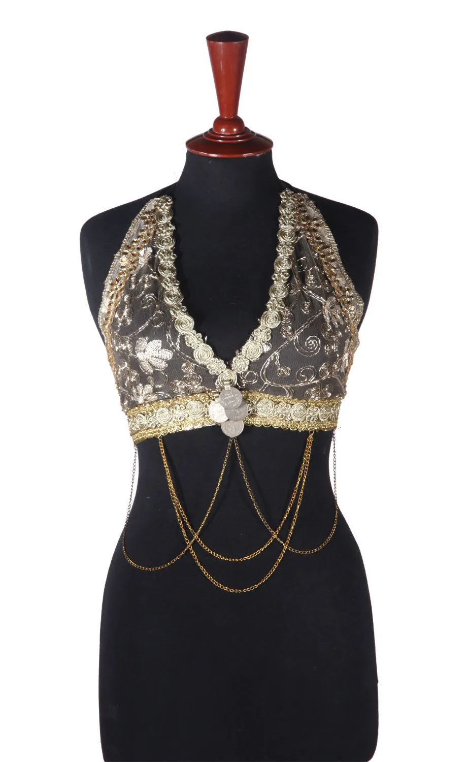 Halter Top  Gold WS