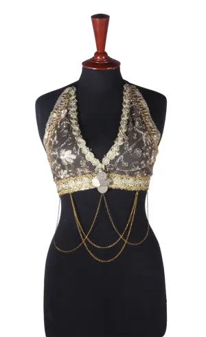 Halter Top  Gold WS