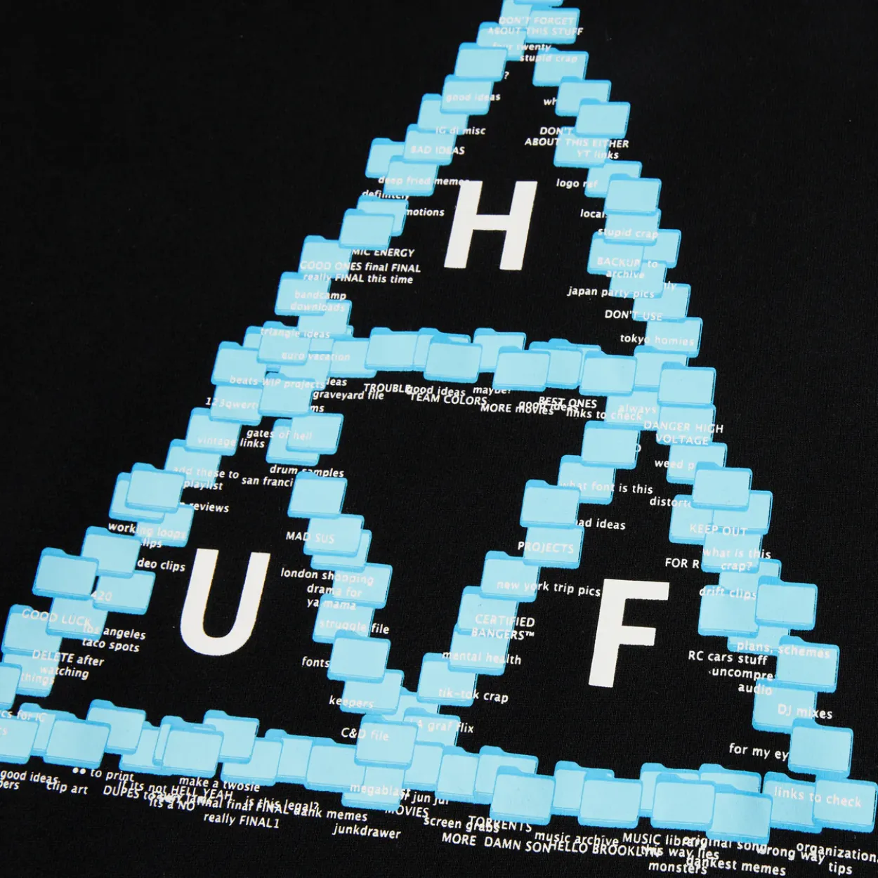 HUF Desktop Pullover Hoodie | Black